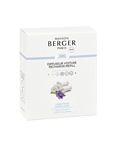 Maison Berger Set of 2 Fresh Linen Ceramic Refills